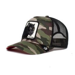 Czapka z daszkiem Goorin Bros Animal Farm The Panther Camo Trucker 101-0381-CAM. Czarne czapki z daszkiem Goorin Bros, bez wzorów, sportowe. Za 169.00 zł.