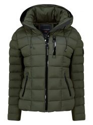 Geographical Norway Kurtka pikowana "Bastia" w kolorze khaki rozmiar: XXL. Brązowe kurtki Geographical Norway, xxl, bez wzorów, bez kaptura. Za 226.24 zł.