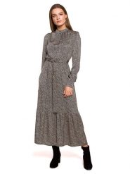 Stylove Sukienka ze wzorem rozmiar: XXL. Sukienki Stylove, xxl, bez wzorów, bez kołnierzyka, bez ramiączek, maxi. Za 300.45 zł.