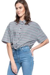DAMSKA KOSZULA MATERIAŁOWA WRANGLER 80s SS SHIRT BUBBLEGUM PINK W5R2OIP09 112130306. Różowe koszule Wrangler, s, bez wzorów, z materiału, bez kołnierzyka, bez ramiączek. Za 129.99 zł.