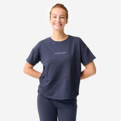 Koszulka do jogi damska Kimjaly krótki rękaw. Czarne t-shirty sportowe KIMJALY, xl, bez wzorów, z bawełny, bez ramiączek, na fitness i siłownię. Za 49.99 zł.