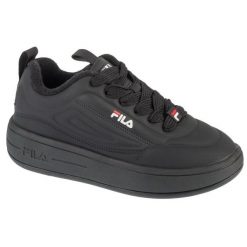 Buty Sportowe Fila Superbubble FFW0536-80010 czarne. Czarne buty treningowe bez wzorów, z gumy, bez zapięcia. Za 372.22 zł.