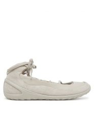 ECCO Baleriny 80245358261 Szary. Szare baleriny ECCO, bez wzorów, ze skóry, bez obcasa, bez zapięcia. Za 419.99 zł.