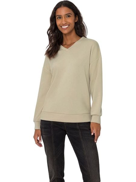 Heine Bluza w kolorze beżowym rozmiar: 40. Brązowe bluzy Heine, bez wzorów, bez ramiączek, bez kaptura. Za 96.37 zł.