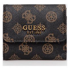 Guess portfel damski kolor czarny. Czarne portfele Guess, z aplikacjami. Za 219.99 zł.