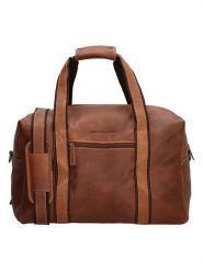 HIDE & STITCHES Torba podróżna w kolorze jasnobrązowym - 37 x 20 x 38 cm rozmiar: onesize. Brązowe torby podróżne HIDE & STITCHES, bez wzorów, z materiału, na ramię. Za 434.99 zł.