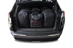 Torby Do Bagażnika Peugeot 3008 Phev 2019-2024 4Szt Kjust. Czarne torby podróżne KJUST, bez wzorów, z kauczuku. Za 1,203.00 zł.