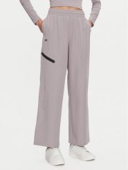 Under Armour Spodnie materiałowe Unstoppable 1388857 Szary Wide Leg. Szare spodnie materiałowe Under Armour, bez wzorów, z materiału. Za 179.99 zł.