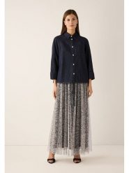 More & More Spódnica w kolorze szaro-granatowym rozmiar: 36. Szare spódnice More & More, na co dzień, bez wzorów, z tiulu, maxi, proste. Za 193.24 zł.