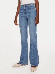 TWINSET Jeansy 242TP2563 Niebieski Straight Fit. Niebieskie jeansy Twinset, bez wzorów, z bawełny. Za 559.99 zł.