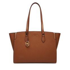 Torebka MICHAEL Michael Kors. Brązowe shopper bag MICHAEL Michael Kors, bez wzorów, bez dodatków. Za 1,299.00 zł.