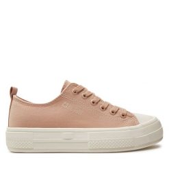 Trampki Big Star Shoes. Czerwone trampki BIG STAR SHOES, bez wzorów, retro, bez zapięcia. Za 99.99 zł.