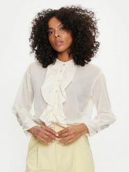 Dixie Koszula C239J017A Écru Regular Fit. Koszule Dixie, m, bez wzorów, z bawełny, bez kołnierzyka, bez ramiączek. Za 219.99 zł.
