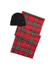 LAUREN RALPH LAUREN Zestaw szalik i czapka 454P23529004 Czerwony. Czerwone szaliki i kominy Lauren Ralph Lauren, bez wzorów, z poliesteru. Za 819.99 zł.