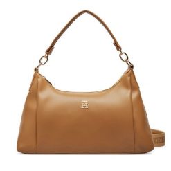 Torebka Tommy Hilfiger. Brązowe torebki klasyczne Tommy Hilfiger, bez wzorów, klasyczne, bez dodatków. Za 529.99 zł.