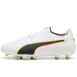 Buty Piłkarskie Puma King 20 Ultimate Fg/Ag Dorośli. Białe buty treningowe Puma, bez wzorów, z dzianiny, bez zapięcia, na fitness i siłownię. Za 887.85 zł.