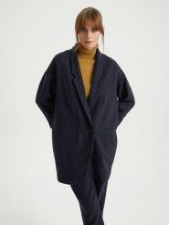 BGN Kurtka przejściowa w kolorze granatowym rozmiar: 36. Niebieskie kurtki BGN, bez wzorów, z wełny, klasyczne, bez kaptura. Za 100.52 zł.