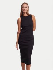 Vero Moda Sukienka letnia Lavender 10230437 Czarny Slim Fit. Czarne sukienki Vero Moda, l, bez wzorów, z bawełny, bez kołnierzyka, bez ramiączek. Za 99.99 zł.