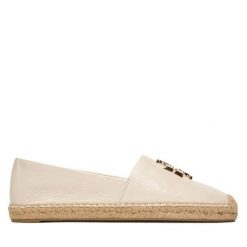 Espadryle Tory Burch. Białe espadryle Tory Burch, bez wzorów, bez obcasa. Za 1,439.00 zł.