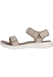 Sandały damskie Cruz Ruffalo. Brązowe sandały CRUZ, bez wzorów, z materiału, biznesowe, bez obcasa, bez zapięcia. Za 235.95 zł.