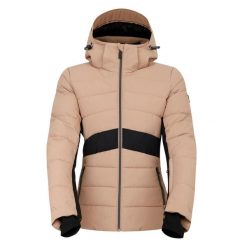 Damska Kurtka Narciarska Glacial. Brązowe kurtki narciarskie Dare 2b, na zimę, bez wzorów, bez kaptura, narciarskie. Za 231.99 zł.