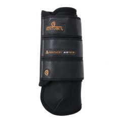 Zamknięte buty do biegów przełajowych dla koni tylnych Kentucky Air Tech Eventin. Czarne buty treningowe KENTUCKY HORSEWEAR, bez wzorów, z dzianiny, bez zapięcia, do biegania. Za 678.50 zł.