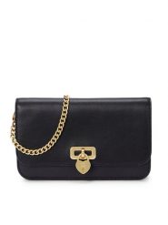 LAUREN RALPH LAUREN Torebka 432962115002 Czarny. Czarne kopertówki Lauren Ralph Lauren, bez wzorów, ze skóry, wizytowe, bez dodatków. Za 589.99 zł.