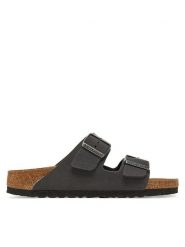 Birkenstock Klapki Arizona 1029162 Brązowy. Brązowe klapki Birkenstock, bez wzorów, ze skóry, bez obcasa, bez zapięcia. Za 449.99 zł.
