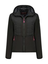 Canadian Peak Kurtka polarowa "Tigneseak" w kolorze czarnym rozmiar: S. Czarne kurtki Canadian Peak, s, bez wzorów, z materiału, bez kaptura. Za 156.98 zł.