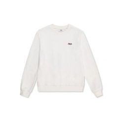 Węższy sweterek damski Fila Lierna Regular. Białe swetry Fila, l, bez wzorów, z materiału, eleganckie, bez ramiączek. Za 212.70 zł.