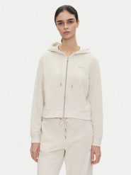 DKNY Sport Bluza DP5J9588 Beżowy Regular Fit. Brązowe bluzy bez kaptura DKNY Sport, xl, bez wzorów, z bawełny, bez kaptura. Za 239.99 zł.