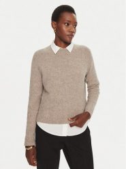 Boss Sweter Febisan 50478315 Szary Regular Fit. Szare swetry Boss, m, bez wzorów, z wełny, bez ramiączek. Za 469.99 zł.