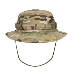 Kapelusz turystyczny Boonie Mk2 Multicam. Brązowe kapelusze HELIKON-TEX, bez wzorów, z bawełny, militarne. Za 95.99 zł.