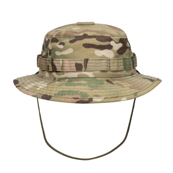 Kapelusz turystyczny Boonie Mk2 Multicam. Brązowe kapelusze HELIKON-TEX, bez wzorów, z bawełny, militarne. Za 95.99 zł.