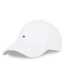 Czapka z daszkiem Tommy Hilfiger. Białe czapki z daszkiem Tommy Hilfiger, bez wzorów. Za 109.99 zł.