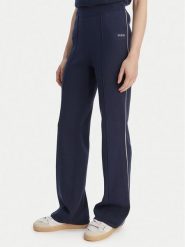 Guess Spodnie dzianinowe V6RB14 Z4642 Granatowy Regular Fit. Niebieskie spodnie materiałowe Guess, z aplikacjami, z dzianiny. Za 524.99 zł.