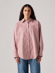 Levi´s Koszula w kolorze różowo-białym rozmiar: M. Różowe koszule m, bez wzorów, z bawełny, bez kołnierzyka, bez ramiączek. Za 114.17 zł.