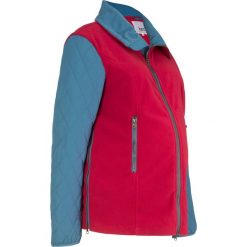 Bluza ciążowa rozpinana z mikropolaru, z watowanymi rękawami bonprix ciemnoczerwono-niebieski dżins. Bluzy bez kaptura bonprix. Za 89.99 zł.