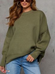 Milan Kiss Sweter w kolorze khaki rozmiar: S. Brązowe swetry Milan Kiss, s, bez wzorów, bez ramiączek. Za 176.95 zł.