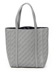 Balenciaga Skórzana torebka w kolorze szarym - 20 x 22 x 9 cm rozmiar: onesize. Szare torebki klasyczne Balenciaga, bez wzorów, z materiału, przez ramię, bez dodatków. Za 3,601.99 zł.