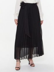 Dixie Spódnica plisowana G319V007A Czarny Regular Fit. Czarne spódnice Dixie, xs, bez wzorów, z syntetyku, maxi. Za 299.99 zł.