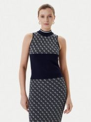 Guess Sweter W3YR26 Z37K0 Granatowy Regular Fit. Niebieskie swetry Guess, s, z aplikacjami, z wiskozy, bez ramiączek. Za 209.99 zł.