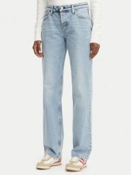 Tommy Jeans Jeansy Sophie DW0DW23582 Niebieski jasny Straight Fit. Niebieskie jeansy Tommy Jeans, bez wzorów, z bawełny. Za 329.99 zł.
