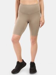 Kilpi Legginsy funkcyjne "Artemi" w kolorze beżowym rozmiar: 44. Brązowe legginsy Kilpi, bez wzorów, z materiału, sportowe. Za 129.95 zł.