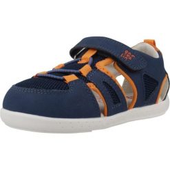 Sandały GARVALIN 252336G Niebieski. Brązowe sandały GARVALIN, bez wzorów, z syntetyku, sportowe, bez obcasa, bez zapięcia. Za 189.99 zł.