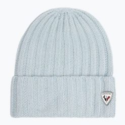 Czapka zimowa damska Rossignol Diana glacier OS. Niebieskie czapki zimowe Rossignol, bez wzorów, sportowe. Za 299.99 zł.