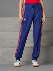 Adidas Spodnie dresowe w kolorze granatowym rozmiar: XL. Niebieskie spodnie dresowe adidas, bez wzorów, z dresówki. Za 135.81 zł.