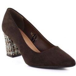 OBUWIE SERGIO LEONE. Czółenka Sergio Leone, bez wzorów, ze skóry ekologicznej, bez obcasa, bez zapięcia. Za 129.99 zł.