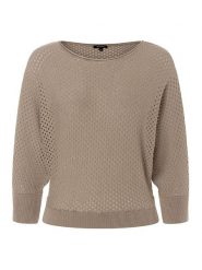 More & More Sweter w kolorze jasnobrązowym rozmiar: 40. Brązowe swetry More & More, s, bez wzorów, z wiskozy, klasyczne, bez ramiączek. Za 99.95 zł.