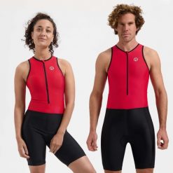 Kombinezon na triatlon Rogelli FLORIDA. Czarne kombinezony Rogelli, xl, bez wzorów, z elastanu, klasyczne, bez kołnierzyka, bez ramiączek, długie. Za 178.00 zł.